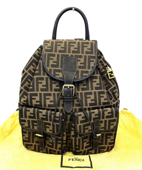 fendi zucca backpack|fendi zucca shopper.